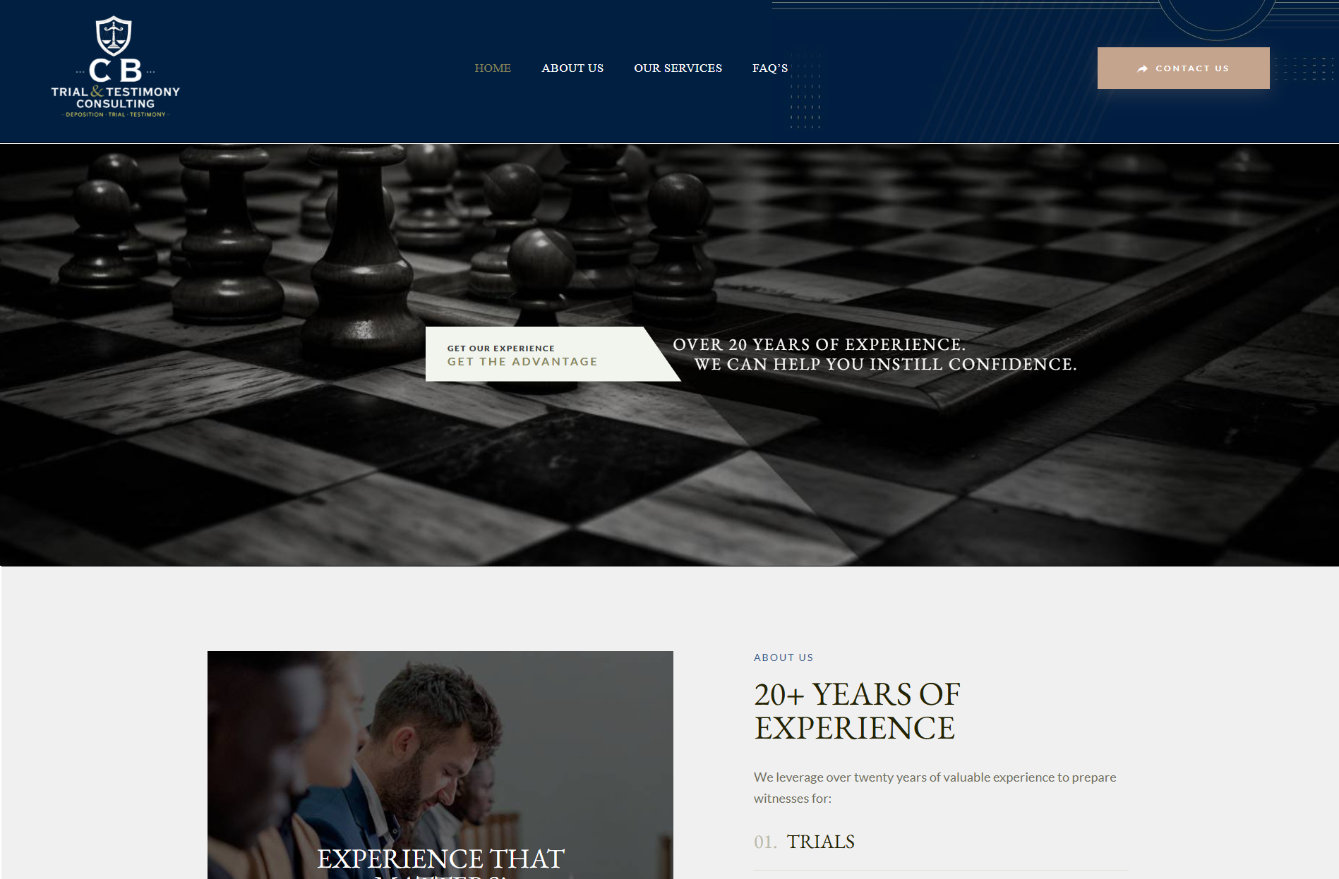 CB Trial and Testimony Consulting